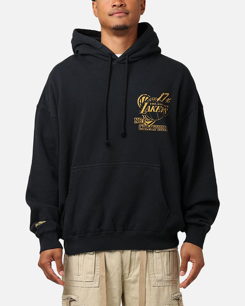 Mitchell & Ness Los Angeles Lakers Rings Hoodie Faded Black