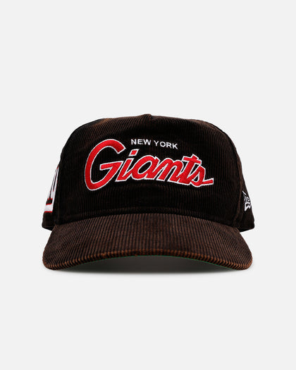 New Era New York Giants 'Washed Black NFL Golfer' Corduroy Golfer Snapback Washed Black