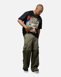73Studio x South Park Lets Fighting Love Heavyweight T-Shirt Black Acidwash