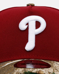New Era Philadelphia Phillies 'Realtree Visor' 9FORTY A-Frame Snapback Official Team Color