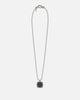 Guess Mainline Back To Black Octagon Necklace Black