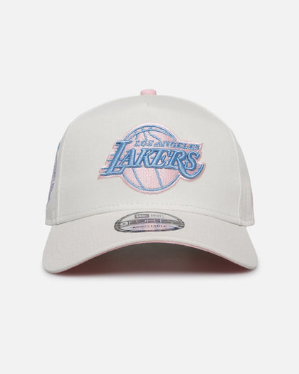 New Era Los Angeles Lakers 'Pastel' 9FORTY A-Frame Snapback Chrome White