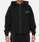 Carre Script Hoodie Black