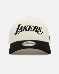 New Era Los Angeles Lakers 'Easy Chrome Black' 9FORTY A-Frame Snapback Chrome/Black