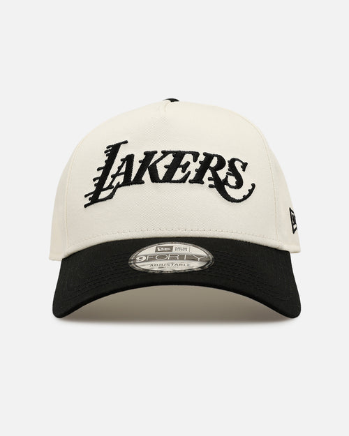 New Era Los Angeles Lakers 'Easy Chrome Black' 9FORTY A-Frame Snapback Chrome/Black