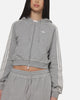 GFX Zip Track Top Medium Grey Heather