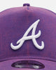 New Era Atlanta Braves 'Washed Purple' 9FORTY A-Frame Snapback Washed Purple