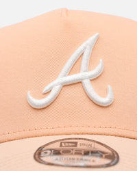 New Era Atlanta Braves 'Peaches' 9FORTY A-Frame Snapback Peach