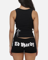 Ed Hardy Women's Crossed Tank Black