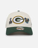 New Era Green Bay Packers 'Super Bowl Logos' 9FORTY A-Frame Snapback Chrome