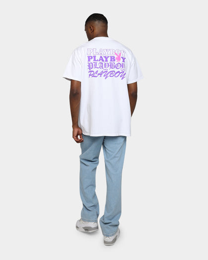 Playboy By CK Stacked T-Shirt White
