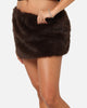 Ed Hardy Women's Bizzard Mini Skirt Brown