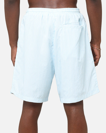 Ed Hardy Beach Shorts Blue Stripe