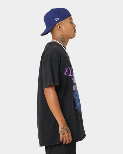 Rodman Brand The Worm Brain Vintage T-Shirt Black Wash