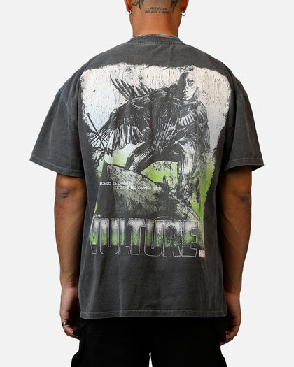 73Studio Marvel Sinister Six Vulture Heavyweight T-Shirt Black Wash