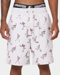 Starter Sports Stars Track Shorts Pepper Grey
