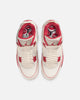 Jordan Women's Air Jordan 4 Retro "Pale Ivory and Tough Red" Pale Ivory