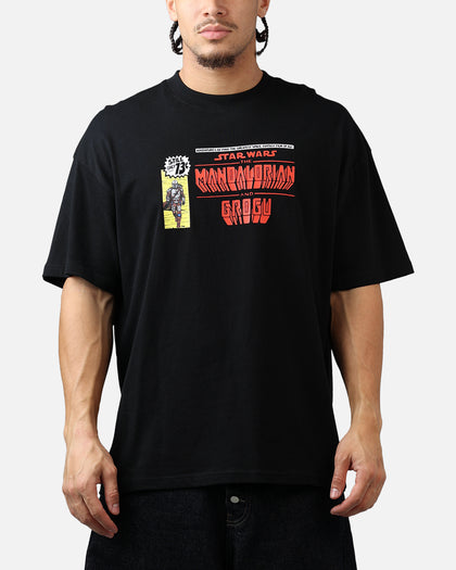 73Studio Star Wars Mando And Grogu Comic T-Shirt Black