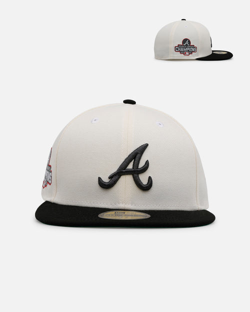 New Era Atlanta Braves 'Chrome Black Metallic' 59FIFTY Fitted Chrome/Black