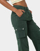 MNML Chloe Mid Rise Cargo Jeans Green