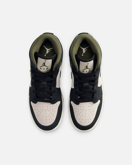 Jordan Kids' Air Jordan 1 Mid (GS) Lt Orewood Brown