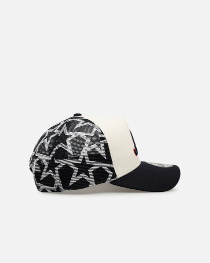 New Era Atlanta Braves 'Fourth Of July' 9FORTY A-Frame Snapback Chrome/Navy
