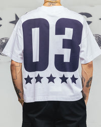 Carre Rally T-Shirt White/Navy