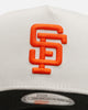 New Era San Francisco Giants 'Team Color Visor' 9FORTY A-Frame Snapback Chrome/Official Team Color