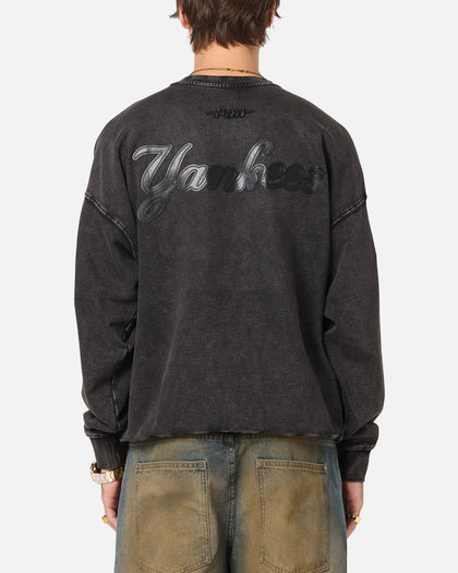 Pro Standard New York Yankees 'Wash Vanguard' Fleece Crewneck Washed Black