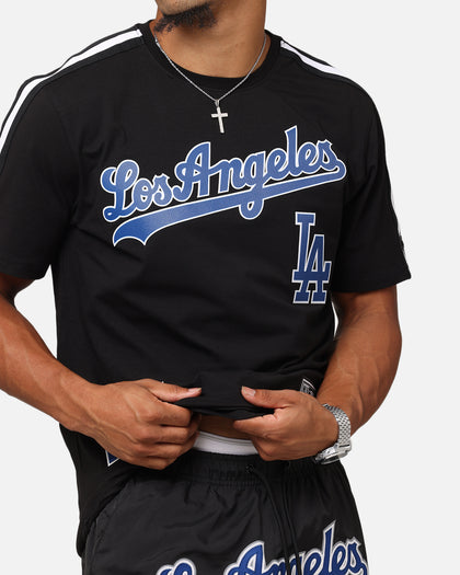 Pro Standard Los Angeles Dodgers Classic Mesh Striped T-Shirt Black