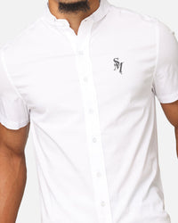 Saint Morta Alpha Homora Slimfit Shirt White/White