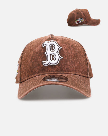 New Era Boston Red Sox 'Washed Walnut' 9FORTY A-Frame Snapback Walnut
