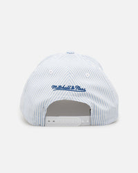 Mitchell & Ness Los Angeles Dodgers 'Seersucker' Pro Pinch Snapback Blue/White