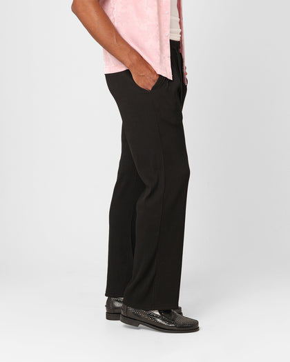 XXIII Leon Ribbed Pants Black