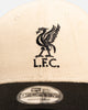 New Era Liverpool FC 9FORTY Corduroy Core Casual Strapback Light Beige