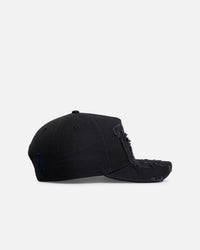 New Era Los Angeles Dodgers 'Applique Distressed' 9FORTY A-Frame Snapback Navy