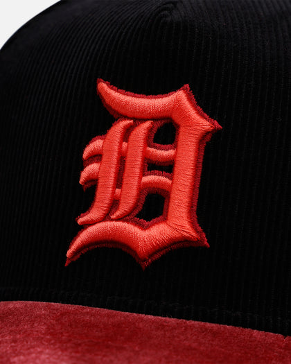 New Era Detroit Tigers 'Velvet Cord Certified Lover' 9FORTY A-Frame Premium Corduroy Snapback Black