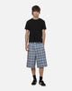 Carre Heritage Pleated Shorts Blue-plaid