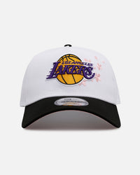 New Era Los Angeles Lakers 'Cherry Blossoms' 9FORTY A-Frame Snapback Official Team Color