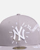 New Era New York Yankees 'MLB Scribble' 59FIFTY Fitted Grey