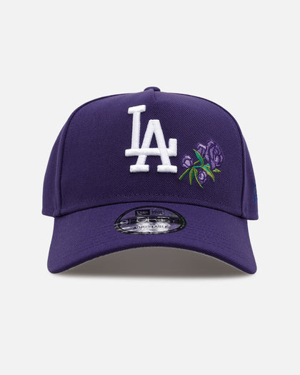 New Era Los Angeles Dodgers 'Purple Rose' 9FORTY A-Frame Snapback Purple