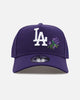 New Era Los Angeles Dodgers 'Purple Rose' 9FORTY A-Frame Snapback Purple