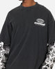 Carre Worldwide Layered Long Sleeve T-Shirt Black/Snow Camo