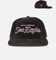 New Era Manly Warringah Sea Eagles 'NRL Golfer Washed Black' Pre-Curved Corduroy Golfer Snapback Washed Black