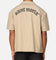 Saint Morta Gothic Pinstripe Button Up Shirt Tan