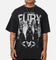 The Anti Order Fury T-Shirt Black Acidwash