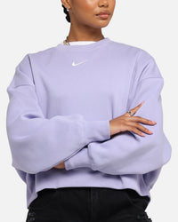 Nike Women's Sportswear Phoenix Fleece Crewneck Lilac Ice