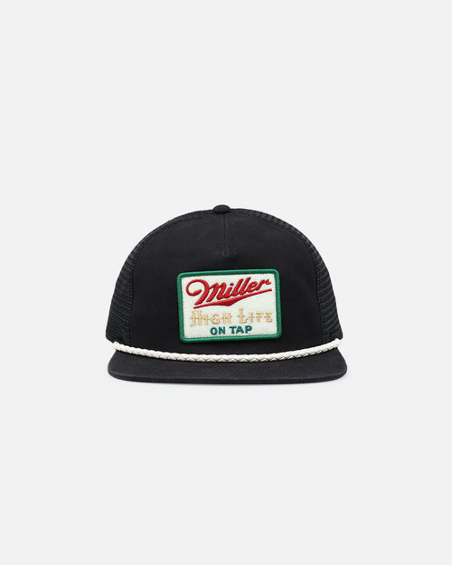 American Needle Wyatt Trucker Snapback Black