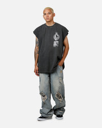 Culture Kings X 88Rising Degrees Muscle T-Shirt Black Wash