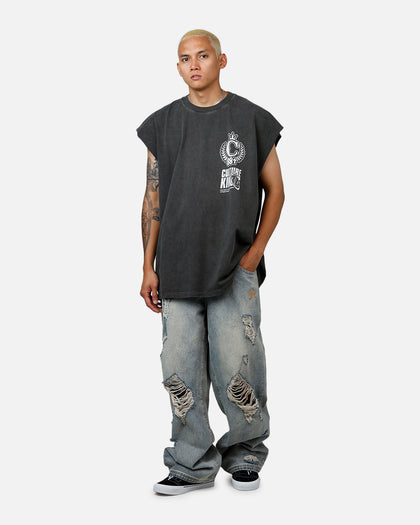 Culture Kings X 88Rising Degrees Muscle T-Shirt Black Wash